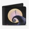 Boxlunch The Nightmare Before Christmas Jack Full Moon Pose Pumpkin Patch Bi-Fold Wallet -Backpacks Shop 12596741 hi