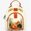 Loungefly Disney The Fox And The Hound Floral Mini Backpack - BoxLunch Exclusive -Backpacks Shop 15068588 hi