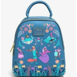 Boxlunch Loungefly Disney Robin Hood Sherwood Forest Friends Floral Mini Backpack