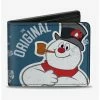 Boxlunch Frosty Snowman Snowflakes Bifold Wallet -Backpacks Shop 16926604 hi