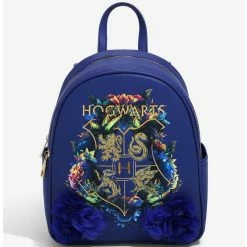 Harry Potter Hogwarts Crest Botanical Mini Backpack - BoxLunch Exclusive
