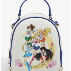 Pretty Guardian Sailor Moon Sailor Guardians & Black Moon Reversible Mini Backpack - BoxLunch Exclusive