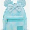 Loungefly Disney Minnie Mouse Sequin Bow Mini Backpack - BoxLunch Exclusive