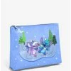 Disney Lilo & Stitch Stitch & Angel Winter Cosmetic Bag - BoxLunch Exclusive -Backpacks Shop 19374118 hi