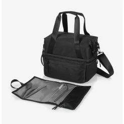 Boxlunch Tarana Carbon Black Insulated Lunch Bag