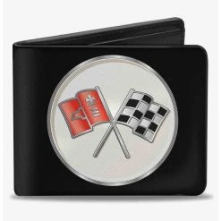 Boxlunch Corvette C2 Flags Logo Bifold Wallet